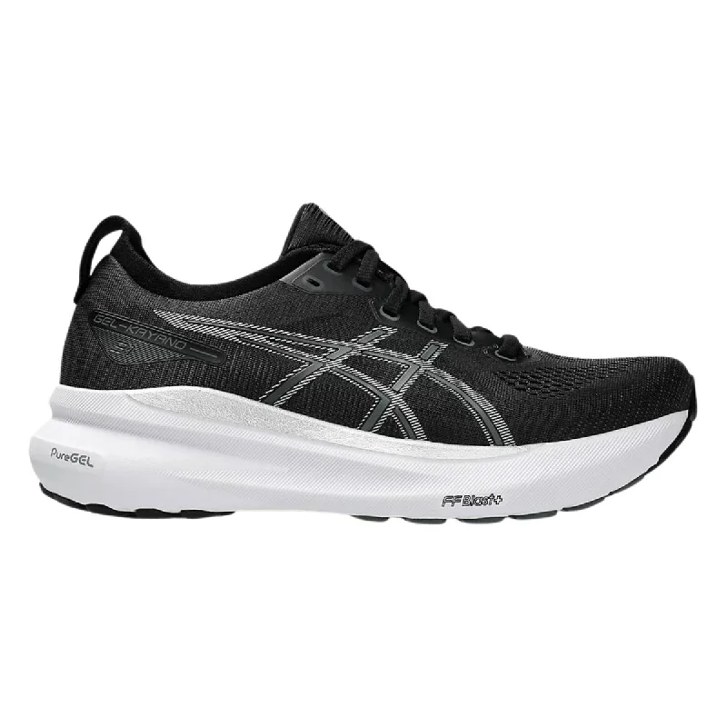 comfortable women’s work shoes for professionals -Asics Women's Gel-Kayano 31 Black/Pure Silver