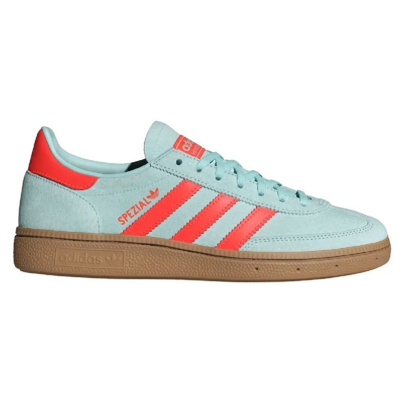 comfortable women’s sneakers for walking -Adidas Women's Handball Spezial Semi Flash Aqua/Impact Orange/Gum