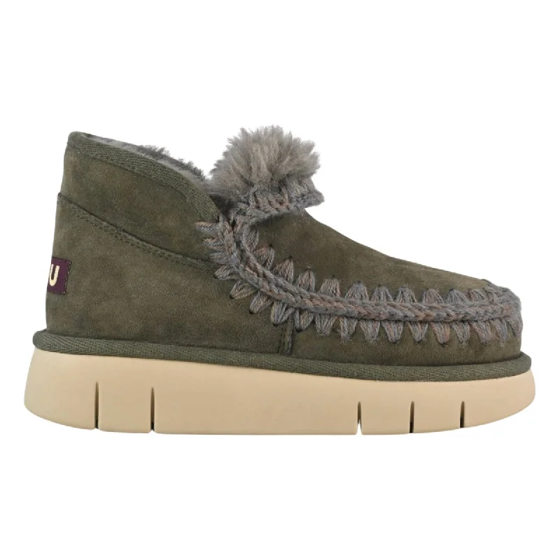 versatile women’s shoes for summer and fall -MOU Women's Eskimo Bounce Sneaker Black/Olive