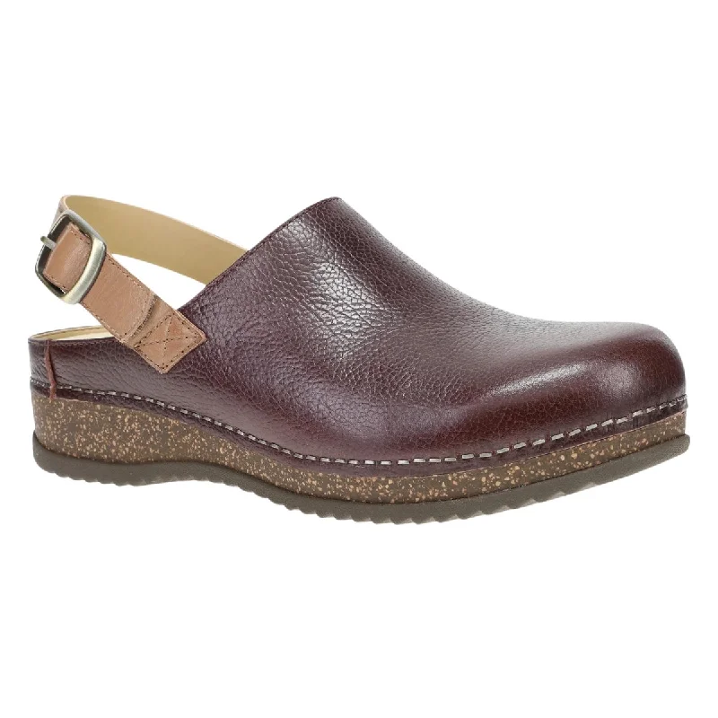 stylish women’s flats for casual street style -Dansko Women's Merrin Cordovan Milled Mule