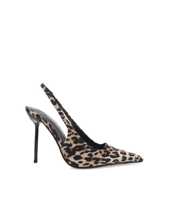 trendy women’s shoes for summer vacations -IGOR - LEOPARD SATIN