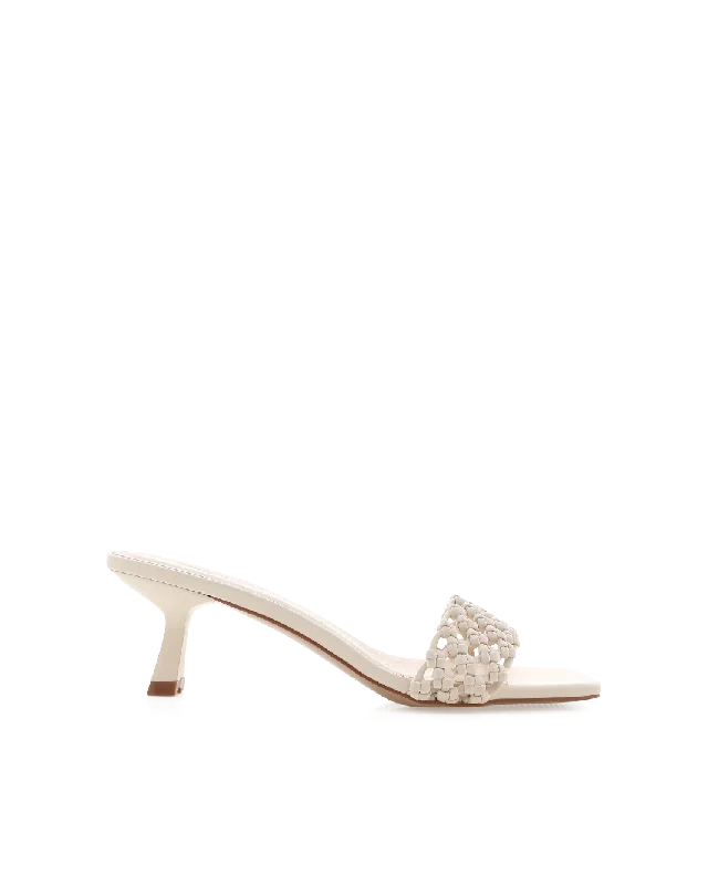 stylish women’s shoes for holiday gatherings -MICHELLE - BONE