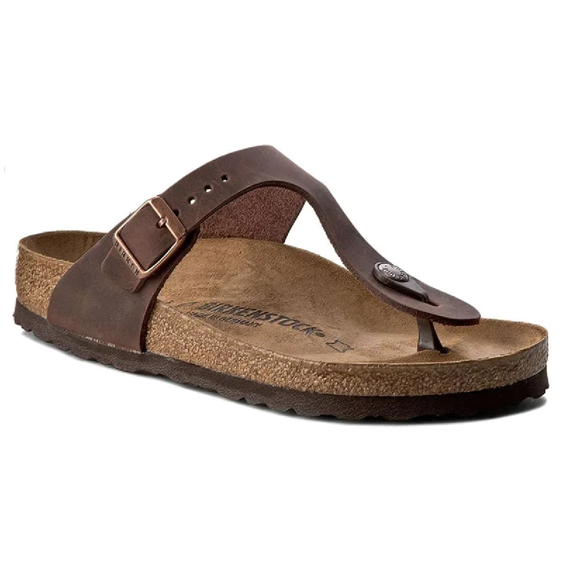 versatile women’s shoes for all-day wear -Gizeh Oiled Nubuck Leather Unisex Sandals