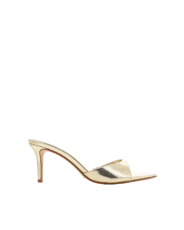 women’s shoes for formal dress events -ENSLEY - GOLD METALLIC