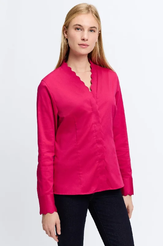 unique dresses for women’s fashionistas -Bridget Stretch Matte Sateen No Iron Shirt