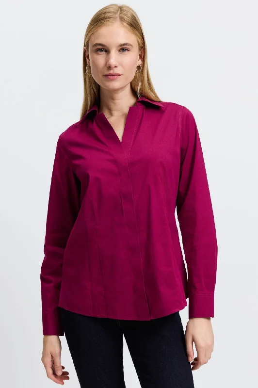 cozy women’s sweaters for cool weather -Taylor Stretch No Iron Long Sleeve Shirt