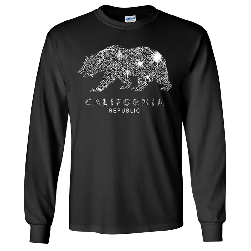 unique women’s dresses for bridesmaids -California Republic Sparkle Long Sleeve Shirt