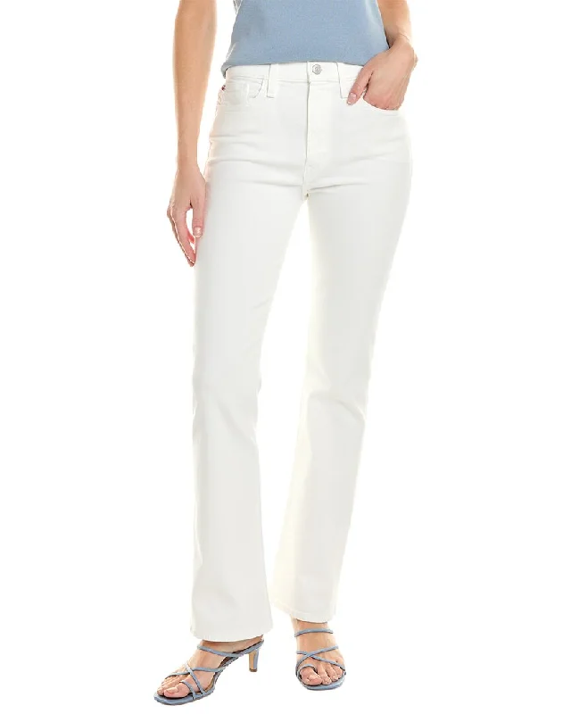 best fall clothing for women -HUDSON Jeans Blair White High-Rise Bootcut Jean