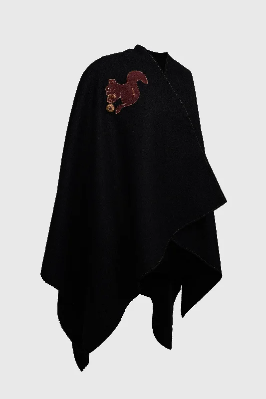 unique dresses for women’s fashionistas -Black Cape