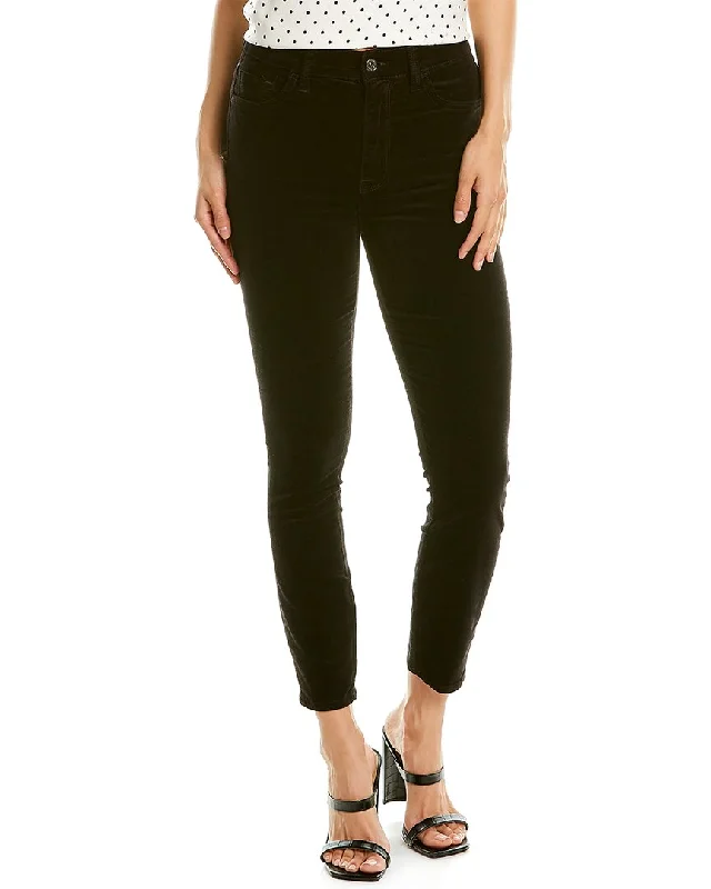 stylish pants for women’s casual wardrobe -7 For All Mankind High-Waist Ankle Skinny Black Super Skinny Jean