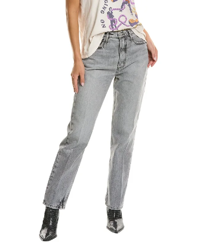 comfortable women’s clothing for lounging -FRAME Denim Le High 'N' Tight Everwood Straight Jean