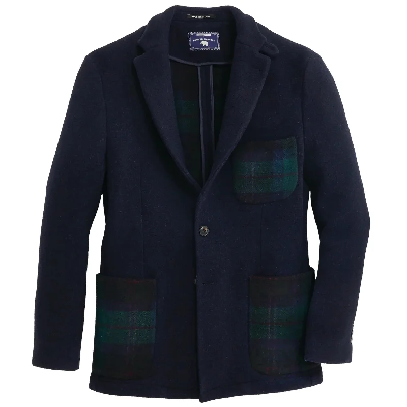 comfortable women’s dresses for work -Reserve Tartan Cocktail Coat