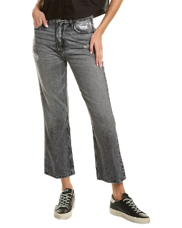 trendy women’s clothing for work meetings -FRAME Denim Le High N' Tight Kallin Crop Mini Bootcut Jean