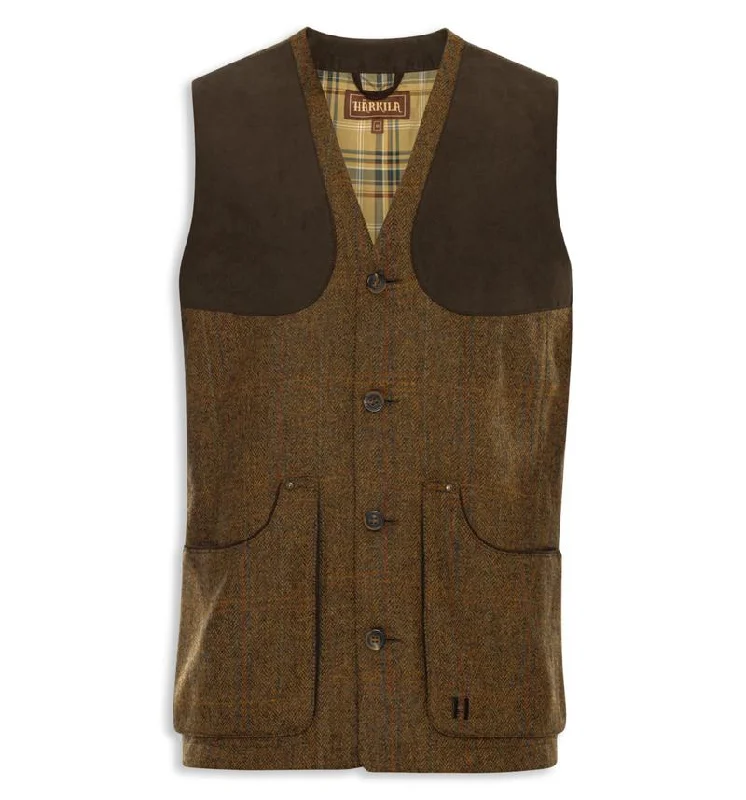 casual summer clothing for women -Harkila Stornoway 2.0 Waistcoat - Terragon Brown