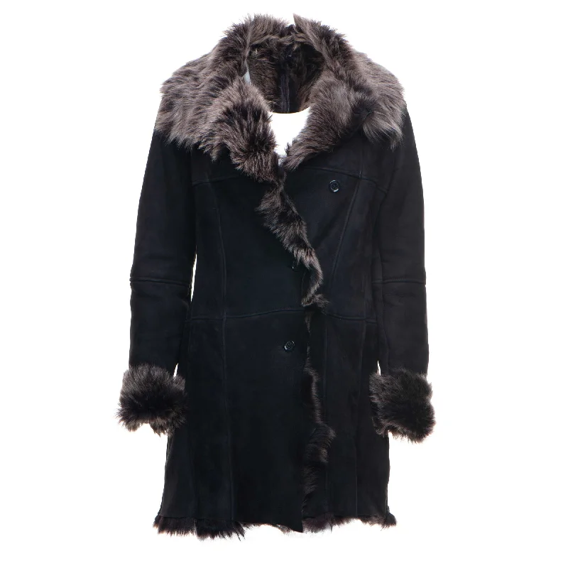 fashionable women’s evening dresses -Stefanias's Toscana Shearling Sheepskin Coat