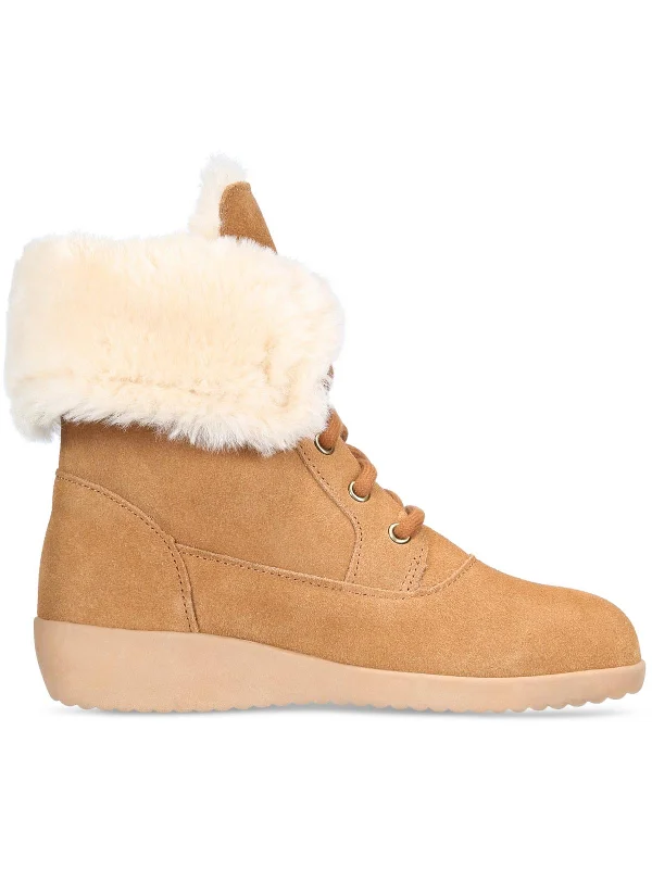 affordable women’s sneakers for everyday wear -Aubreyy Womens Faux Fur Lined Ankle Winter & Snow Boots