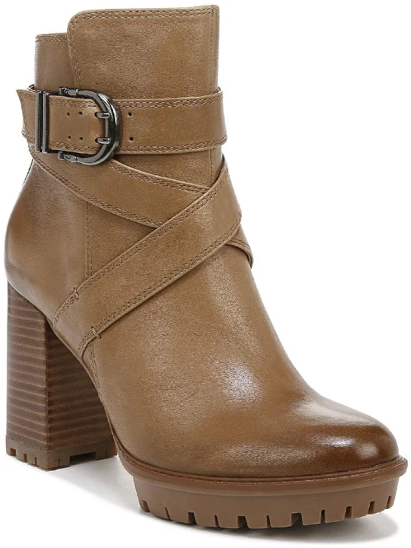 best women’s shoes for holiday parties -Lyra Womens Leather Ankle Booties