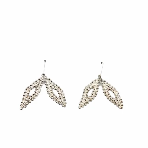 trendy jewelry for women’s casual style -Double Beaded Eye Threader Earrings in Sterling Silver