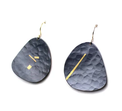 luxury bracelets for women’s formal wear -Murmur Pebble Large Earrings