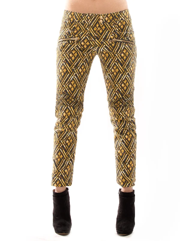 trendy women’s clothing for work meetings -Balmain Straight Leg Pants