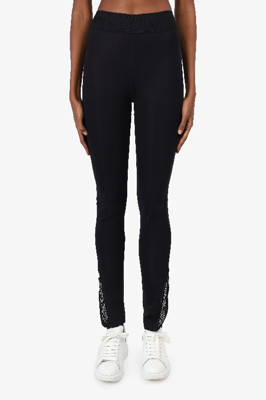 comfortable women’s shirts for everyday wear -Burberry Black Sian Zip-up Legging Size XS