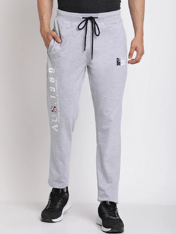 high-waisted women’s jeans for everyday wear -Men's Grey Melange Track Pants