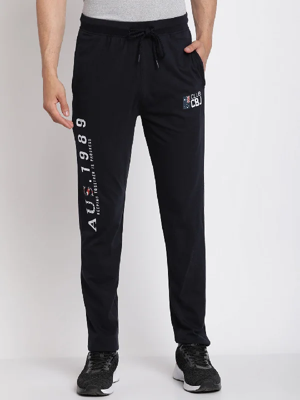 casual women’s hoodies for comfort -Men's Navy Track Pants