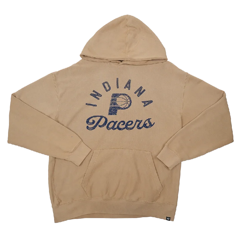 fashion-forward women’s clothing for all seasons -Adult Indiana Pacers Dusted Bowline River Hooded Sweatshirt in Natural by '47