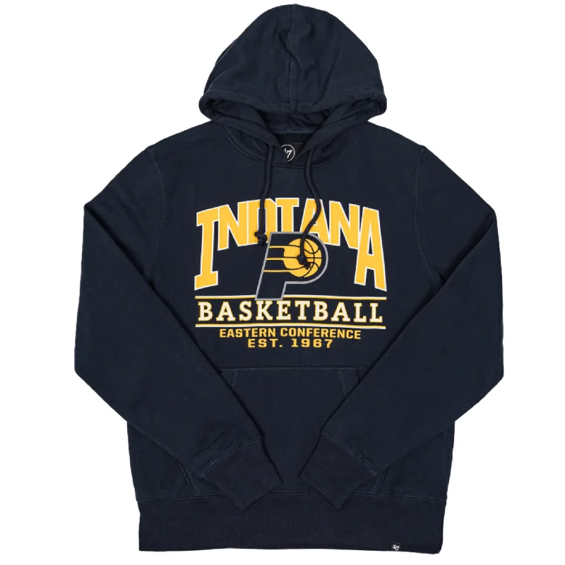 stylish women’s business suits -Adult Indiana Pacers Good Call Headline Hooded Sweatshirt in Navy by '47