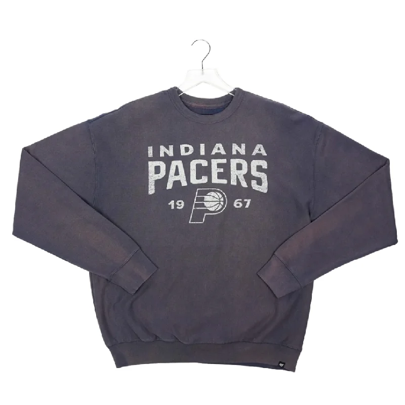 unique dresses for women’s fashionistas -Adult Indiana Pacers Windsor River Crewneck Sweatshirt in Navy by 47