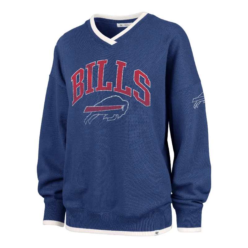 chic women’s blouses for professional style -BUFFALO BILLS CLUBHOUSE DAZE EIGHTIES '47 PULLOVER WOMENS