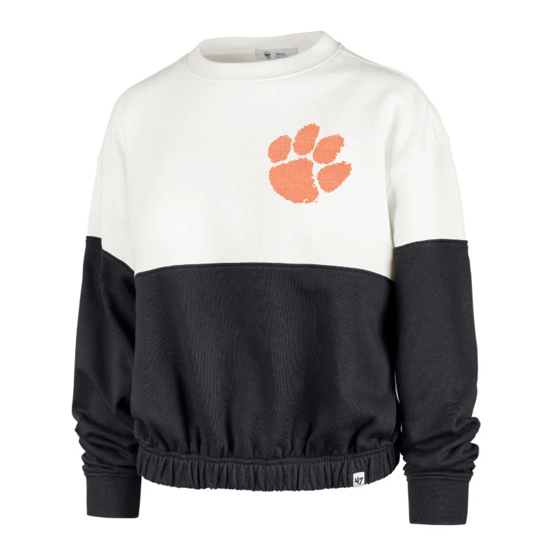 versatile women’s clothing for travel -CLEMSON TIGERS TAKE TWO '47 BONITA CREW WOMENS