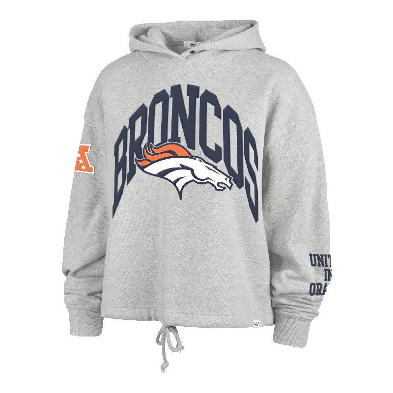 comfortable women’s clothing for travel -DENVER BRONCOS HIGH HOPES '47 VENICE HOOD WOMENS