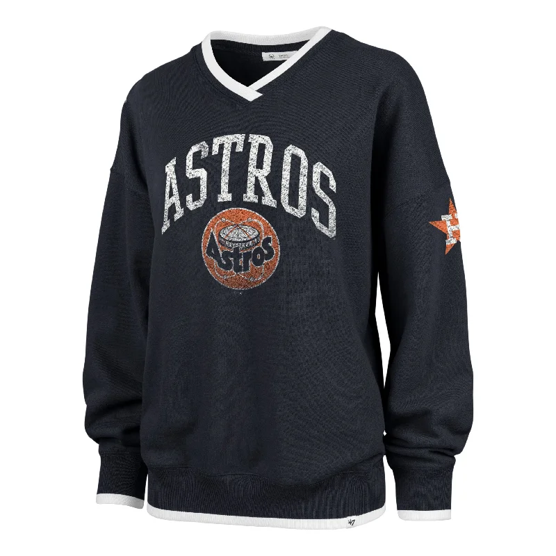 trendy summer clothing for women -HOUSTON ASTROS COOPERSTOWN WAX PACK DAZE EIGHTIES '47 PULLOVER WOMENS