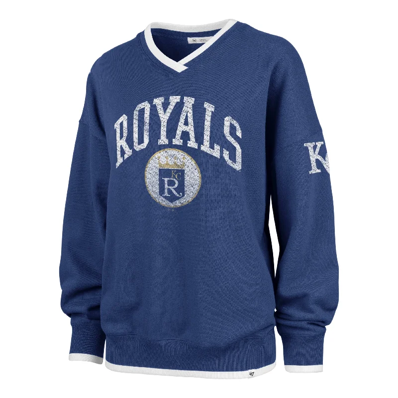 stylish women’s pants for professional wear -KANSAS CITY ROYALS COOPERSTOWN WAX PACK DAZE EIGHTIES '47 PULLOVER WOMENS