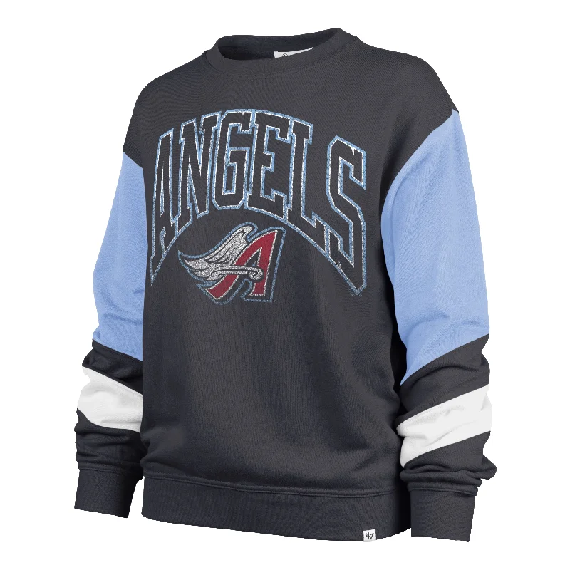 fashionable women’s jackets for winter -LOS ANGELES ANGELS COOPERSTOWN DOUBLE HEADER NOVA '47 DORSET PARK CREW WOMENS