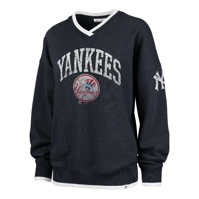 cozy women’s cardigans for fall -NEW YORK YANKEES COOPERSTOWN WAX PACK DAZE EIGHTIES '47 PULLOVER WOMENS