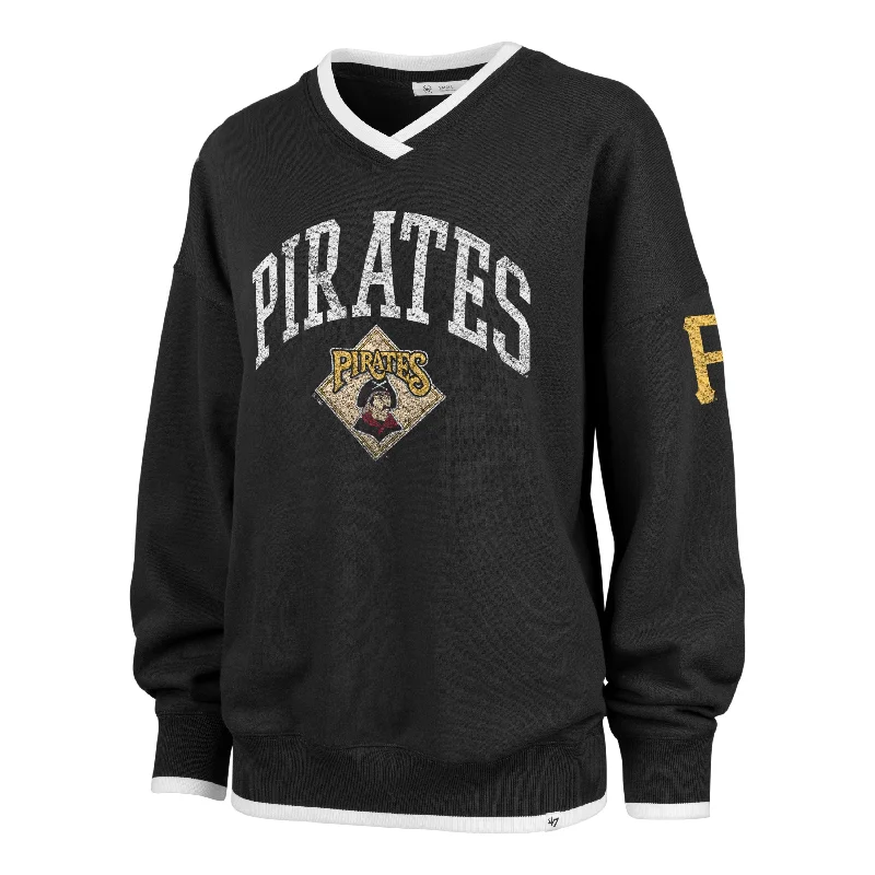 affordable plus-size clothing for women -PITTSBURGH PIRATES COOPERSTOWN WAX PACK DAZE EIGHTIES '47 PULLOVER WOMENS