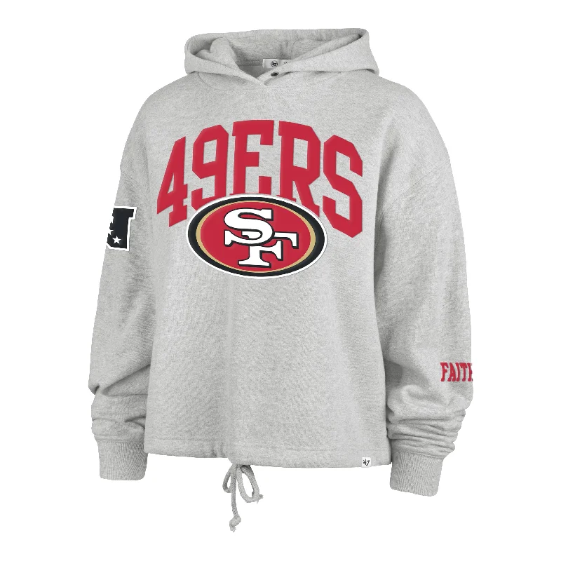 stylish women’s skirts for all occasions -SAN FRANCISCO 49ERS HIGH HOPES '47 VENICE HOOD WOMENS