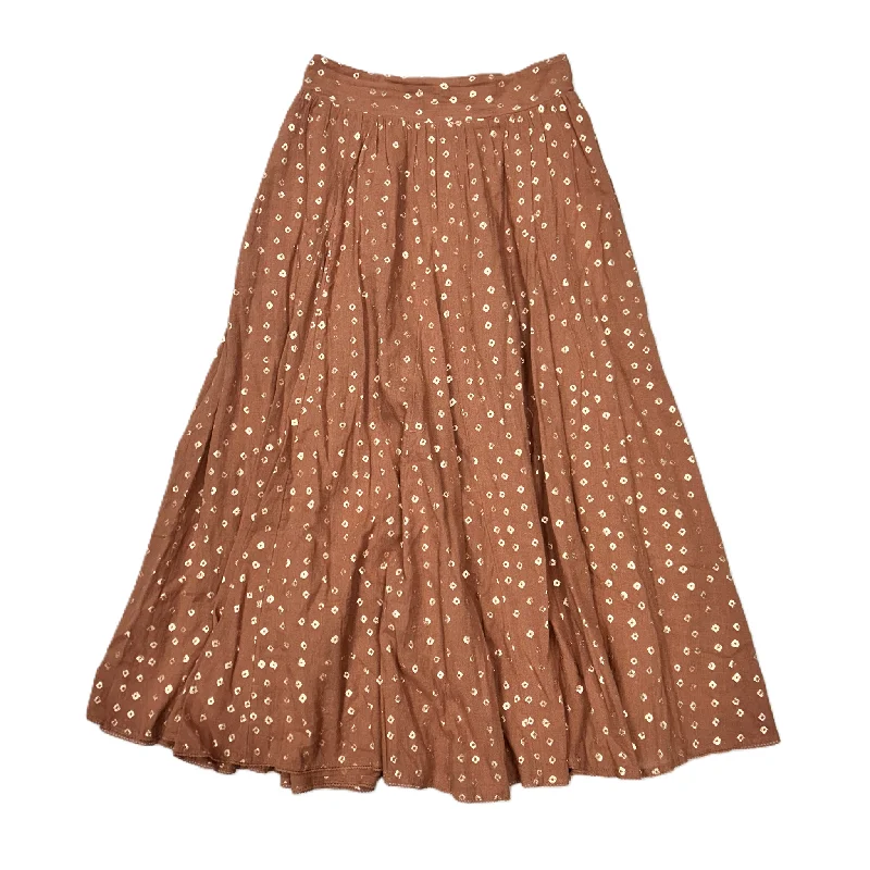 trendy pants for women in 2025 -Skirt Maxi By Anthropologie In Rose Gold, Size: S