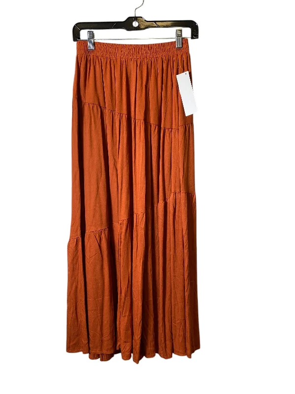 best women’s outerwear jackets -Skirt Maxi By Cmc In Copper, Size: S