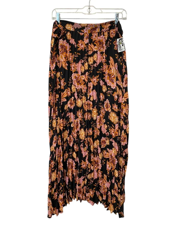 stylish jumpsuits for women’s formal wear -Skirt Maxi By The Get In Floral Print, Size: Xl