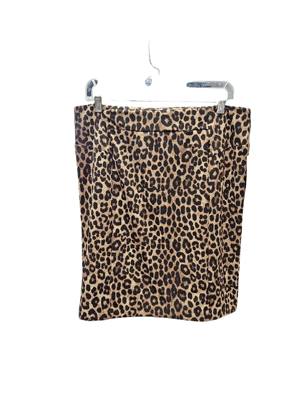 cozy women’s cardigans for fall -Skirt Midi By Michael By Michael Kors In Animal Print, Size: L