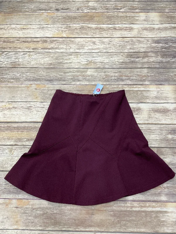 comfortable women’s clothing for travel -Skirt MIDI By White House Black Market In Maroon, Size: S