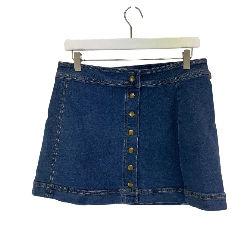 best women’s tops for casual outfits -Skirt Mini & Short By Free People In Blue Denim, Size: 10