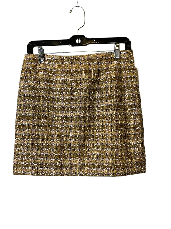 best women’s summer clothing outfits -Skirt Mini & Short By J. Crew In Gold & Silver, Size: 0