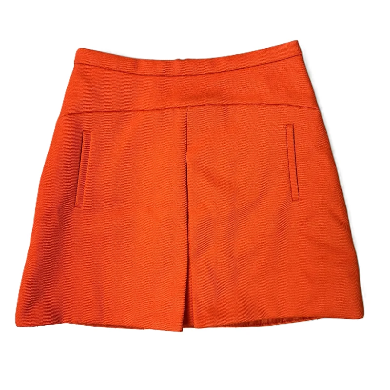 trendy workout clothing for women -Skirt Mini & Short By J. Crew In Orange, Size: 4