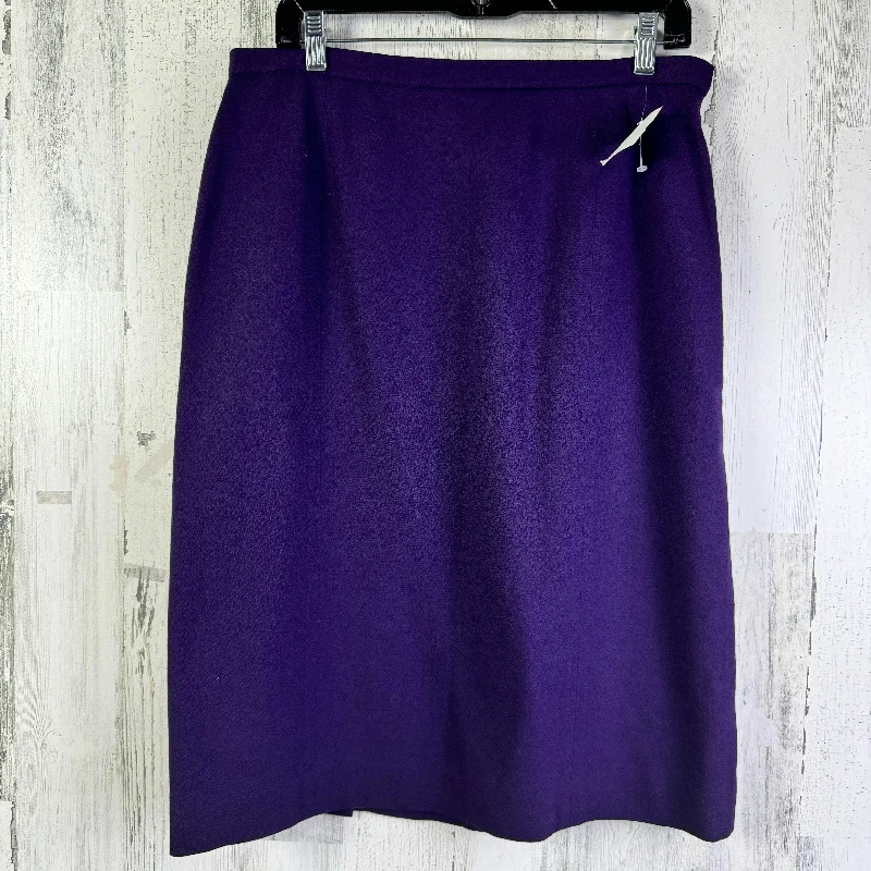 best women’s dresses for family gatherings -Skirt Mini & Short By Talbots In Purple, Size: 14