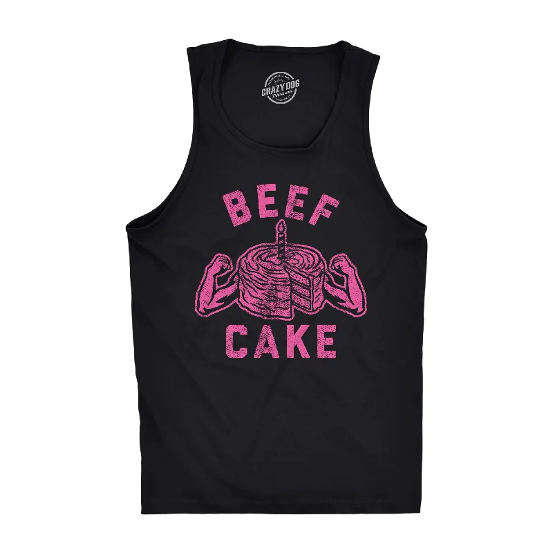 versatile women’s clothing for travel -Beef Cake Men's Tank Top