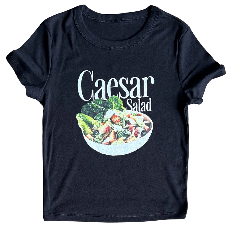 trendy summer clothing for women -Caesar Salad v1 Women's Baby Rib